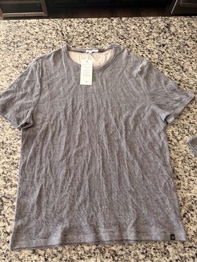 NWT Threads 4 Thought Men's XL Striped Crew Neck Tee
